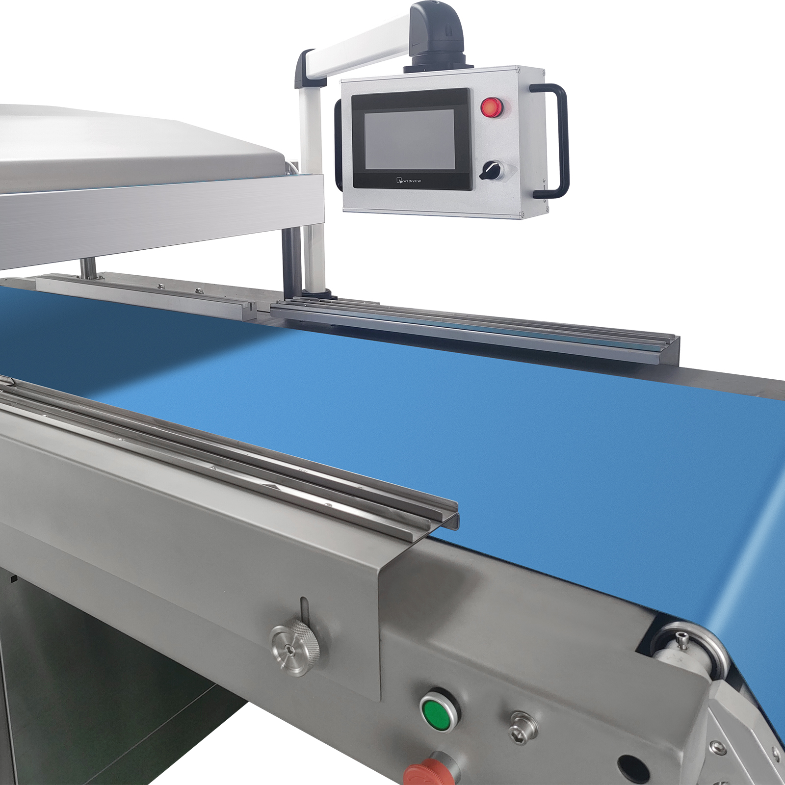 DZQ-800C全自动盒式皮带式牛肉真空封口机肉类食品连续真空包装机