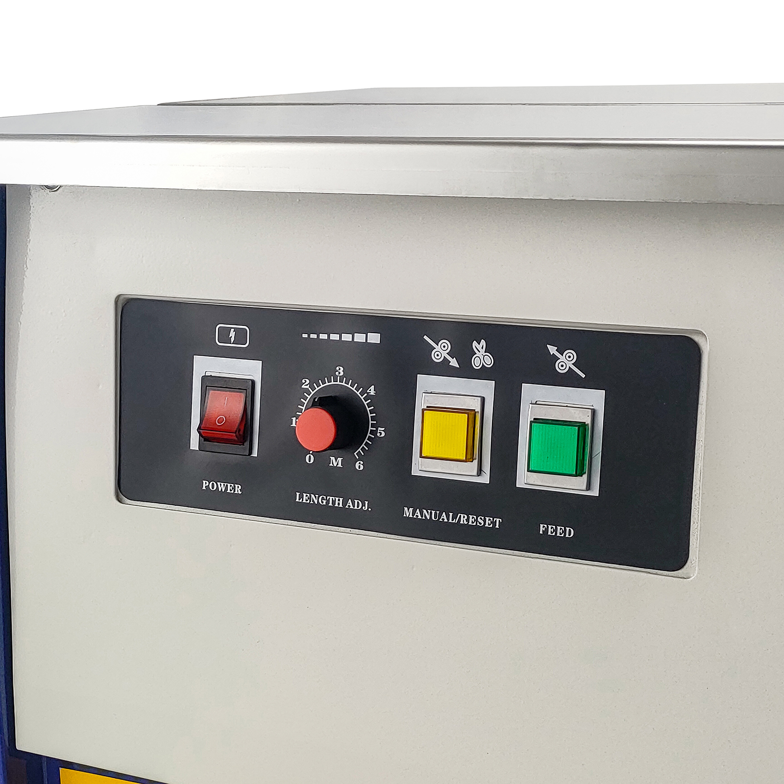 KZB半自动PP绑带机，纸箱捆绑机，工业级包装机，无扣热融化