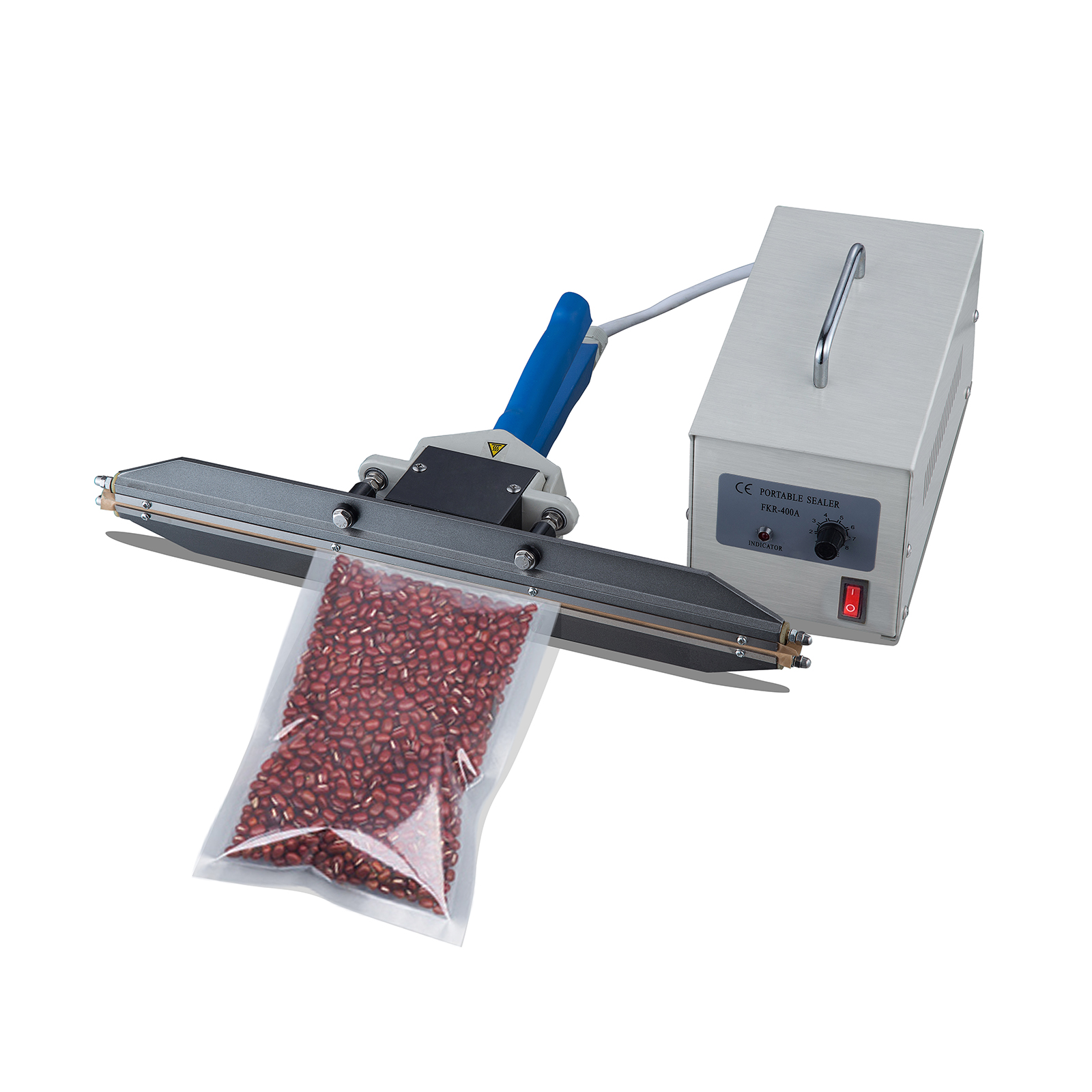 FKR-400A 移动式重袋封口钳 分离变压器远距操控·双面加热·单手悬空封口 化工农业物流通用‌