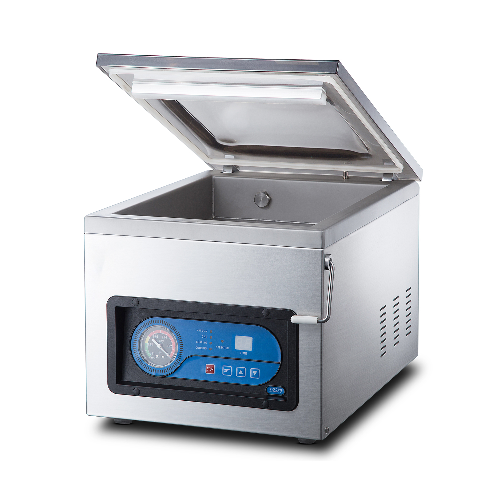 DZ 280 热真空封口机便携式密封包装塑料袋真空食品密封机