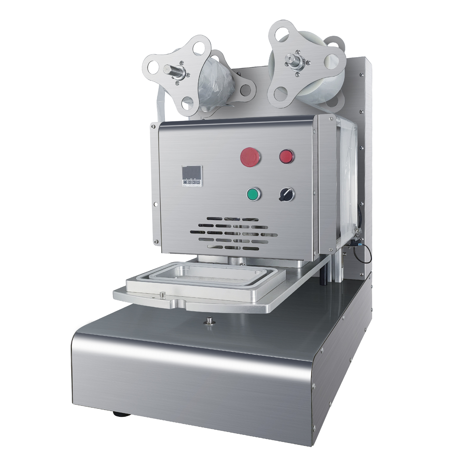 DF-370商用手动密封机｜外卖盒连续胶卷包装｜新鲜锁包装设备用于熟食食品