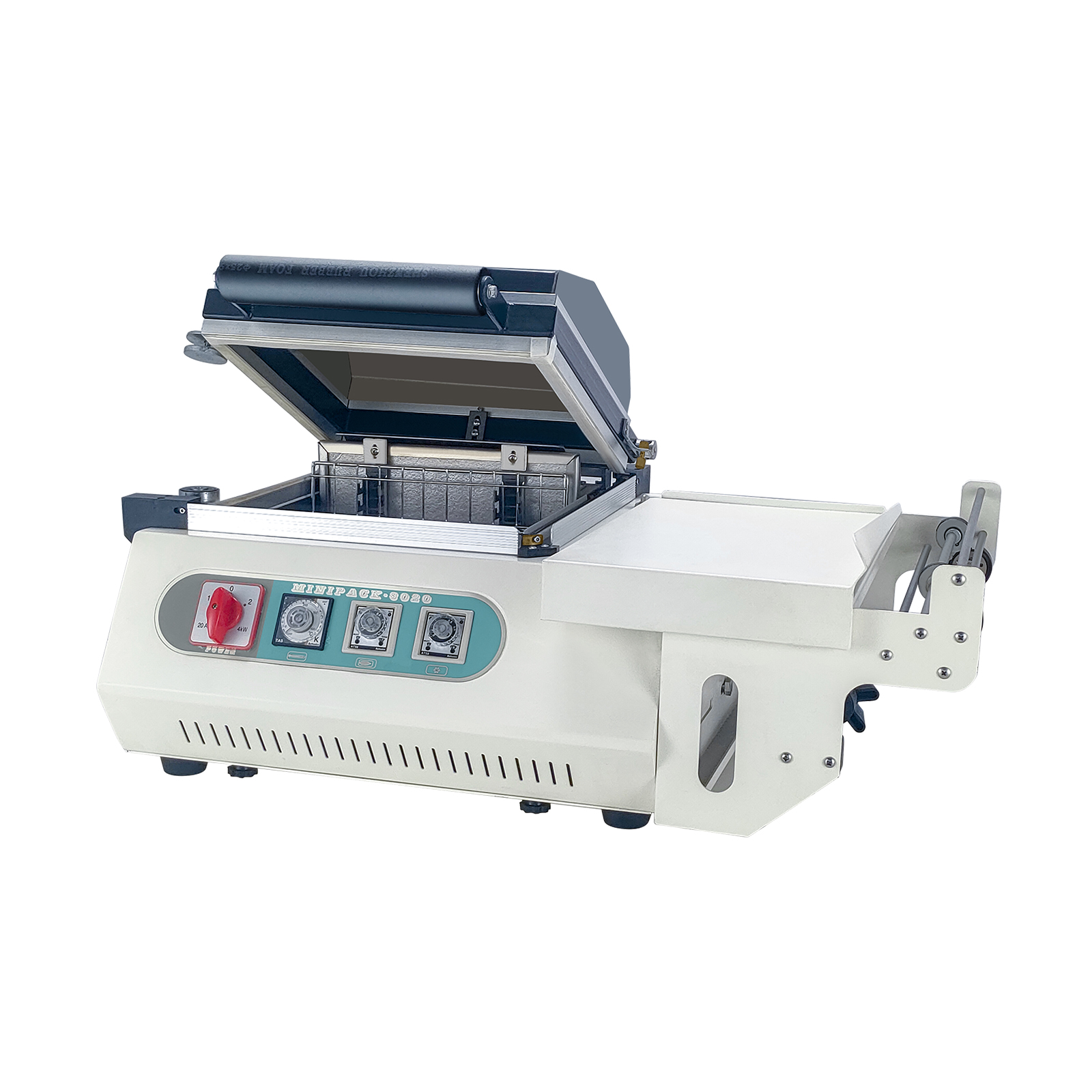 FM-3020半自动盒包装密封，切割和收缩集成机，盒子产品热收缩膜包装机