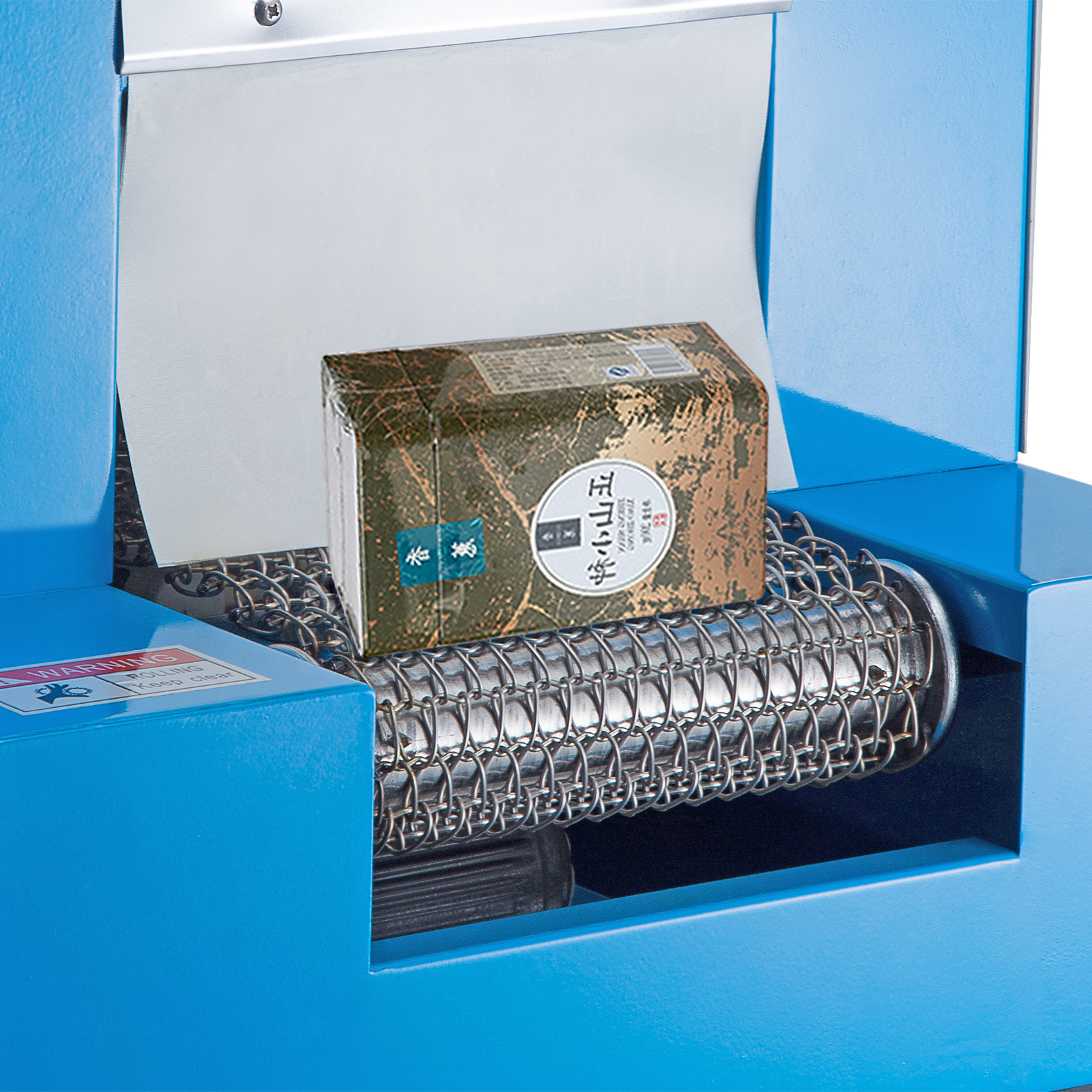 BS-200 不锈钢热收缩隧道 PE 薄膜包装瓶子收缩隧道